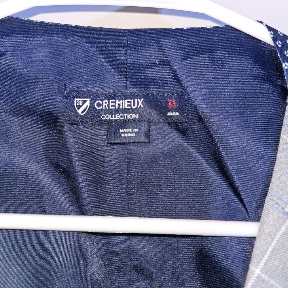 Cremieux Women's Navy and Blue Gilet